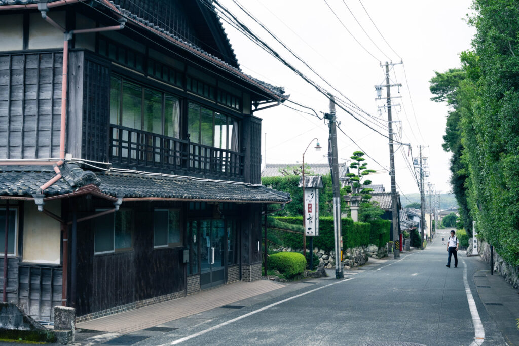 伊雑宮前の街並み