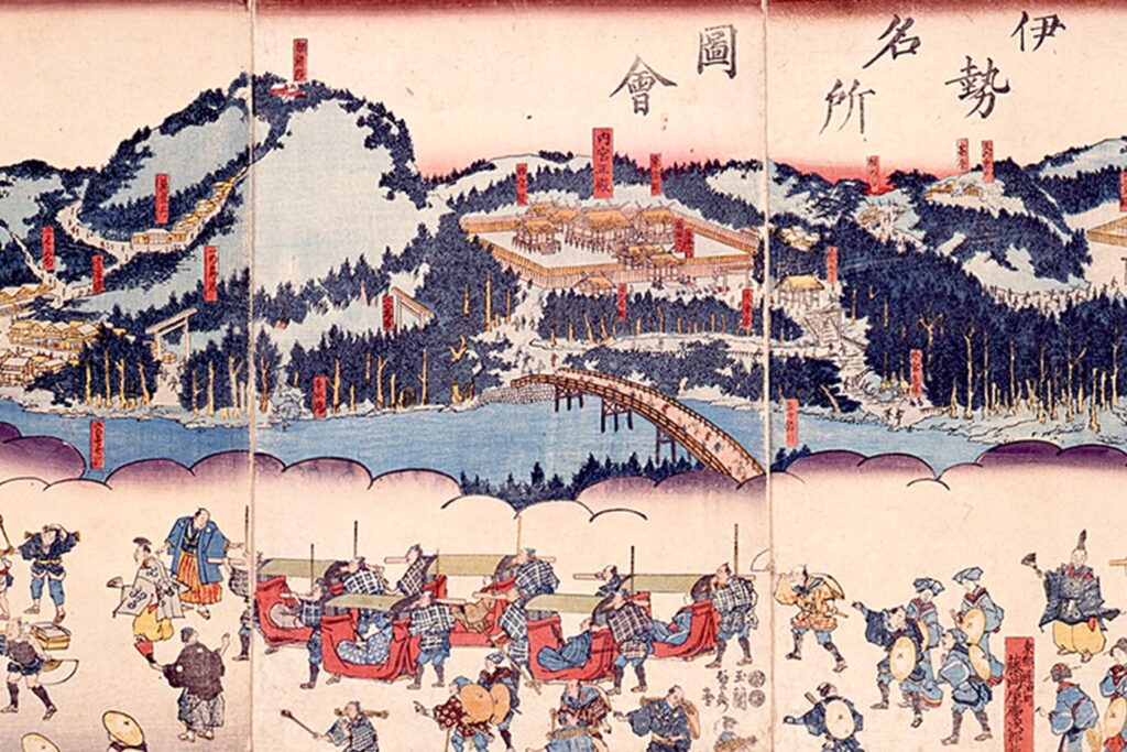 江戸時代のお伊勢参りの様子